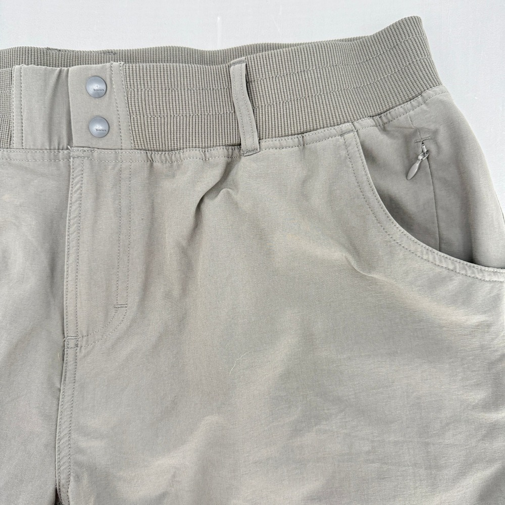 Simms Drifter Fishing Products Womens Gray Stretch Fishing Hiking Shorts XL - Picture 2 of 12